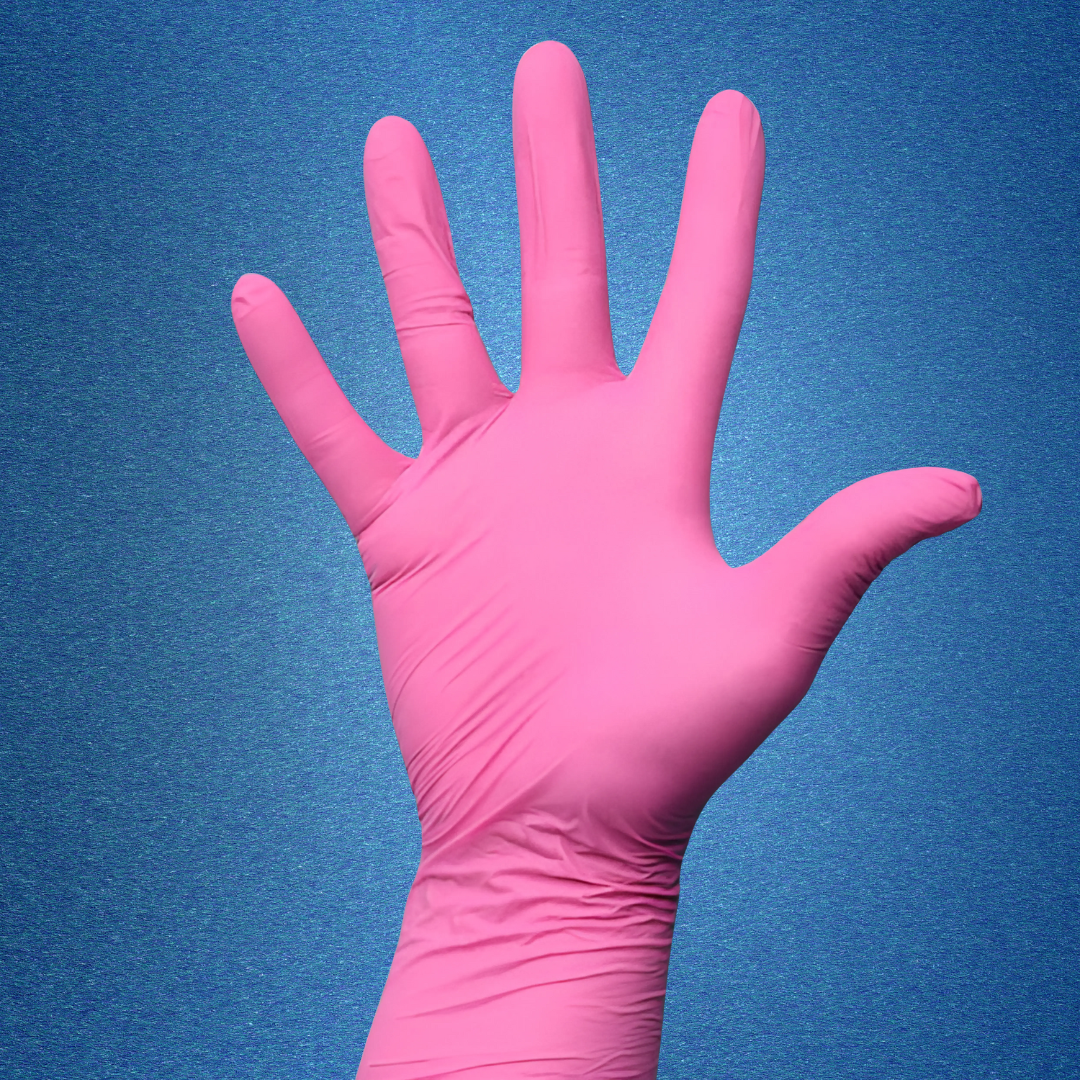 PINK NITRILNA RUKAVICA - 100 KOM.