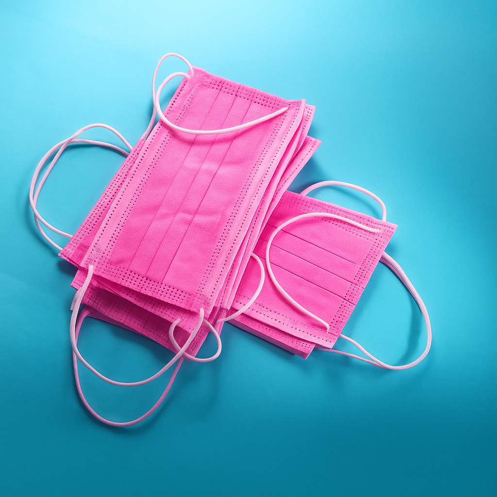 JEDNOKRATNE MASKE PINK - 50KOM.