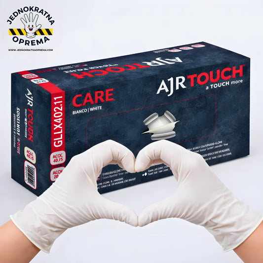 BELA LATEKS RUKAVICA BEZ PUDERA - 100KOM.